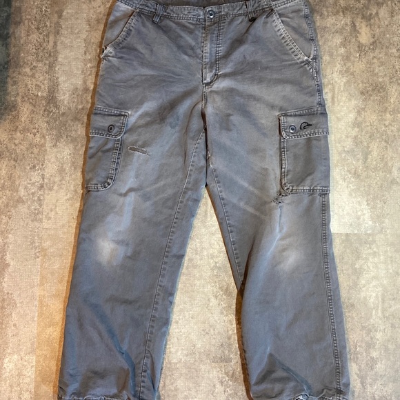 Ducks Unlimited Field Pants Grey Pattern Cargo Pockets 36X28 - Picture 2 of 8